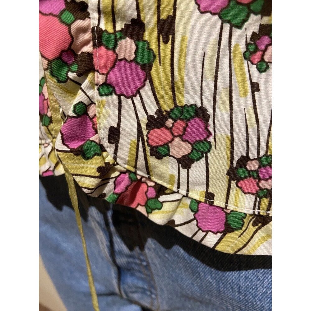 🌱 LISA HO cute Designer sleeveless cotton corset Blouse Shirt Top 10 lace up - Picture 4 of 16